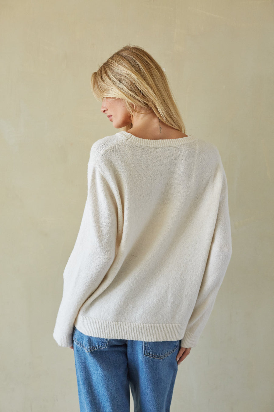 Aidan Solid Crewneck Sweater