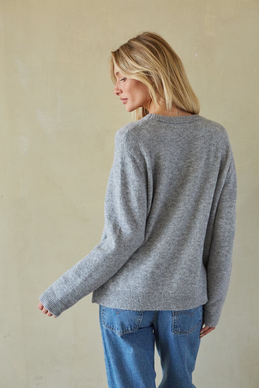 Aidan Solid Crewneck Sweater
