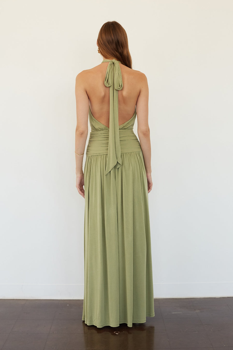 Amery High Neck Jersey Maxi Dress