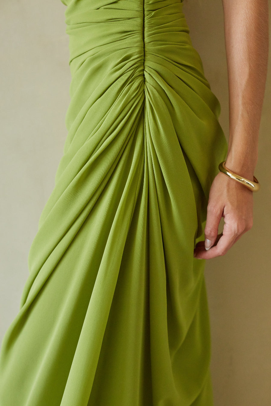 Emmeline Chiffon Ruched Maxi Dress
