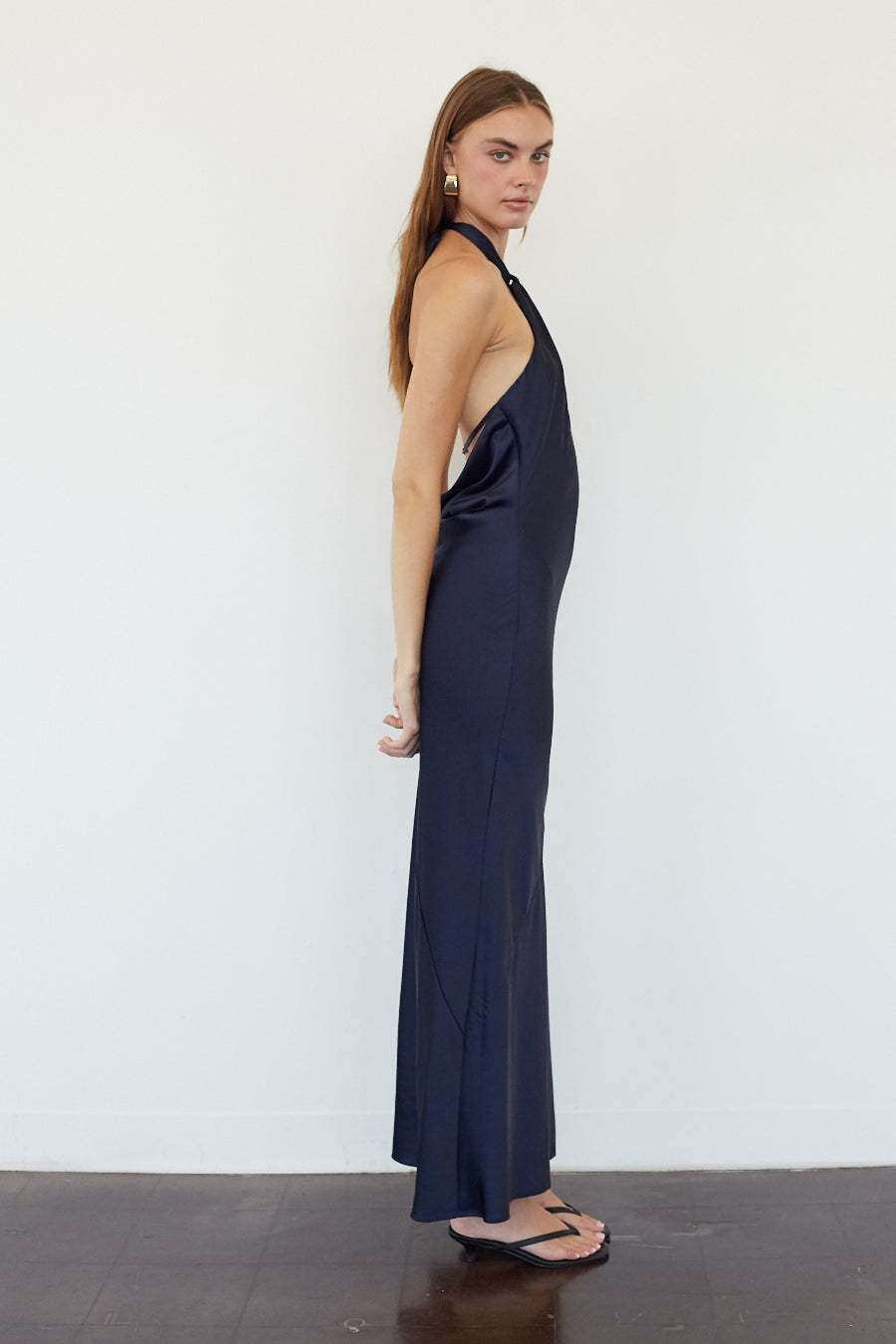 Trinity Halter Keyhole Maxi Dress