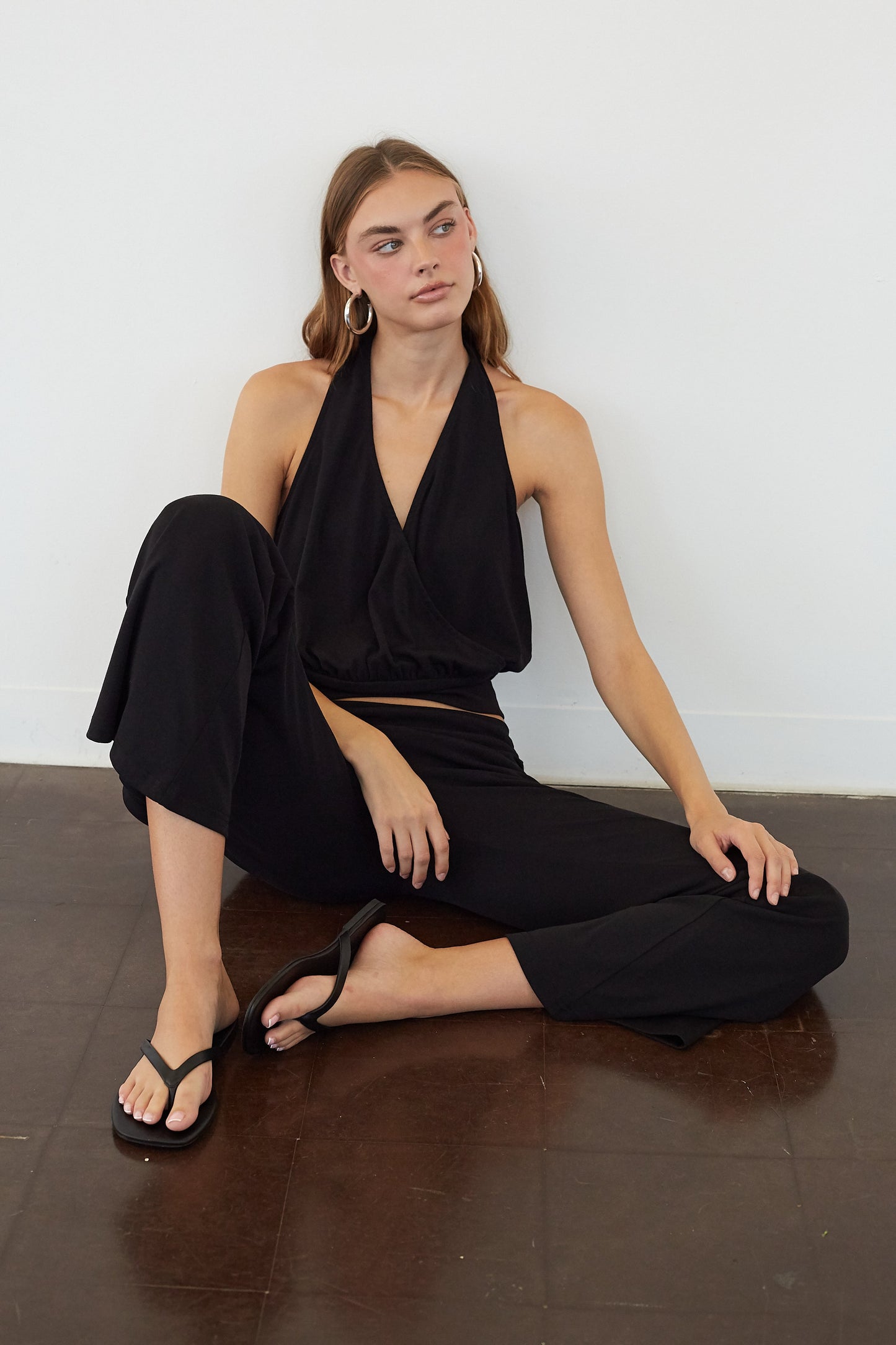 Yasmin Foldover Flare Pant