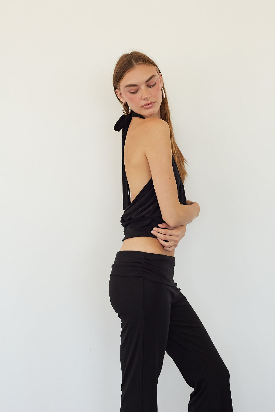 Yasmin Cinched Halter Top