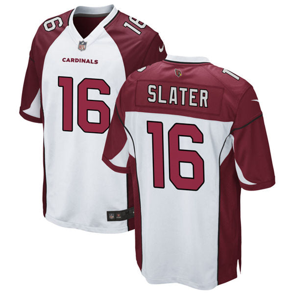 Mens Arizona Cardinals Retired Player #16 Duke Slater Nike White Vapor Limited Jersey