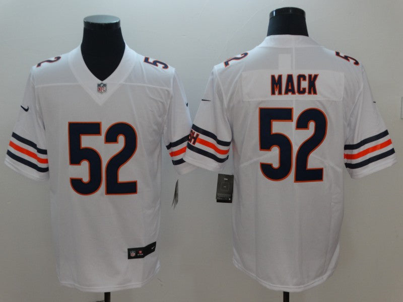Men’s Chicago Bears Khalil Mack #52 White Jersey