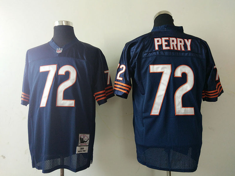 Men’s Chicago Bears William Perry Mitchell & Ness Navy Legacy Jersey