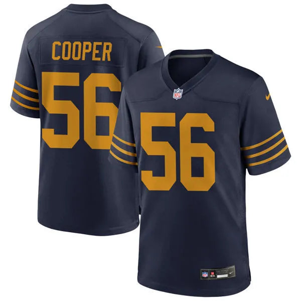 Mens Green Bay Packers #56 Edgerrin Cooper Nike Navy The 1923 Classic Game Jersey