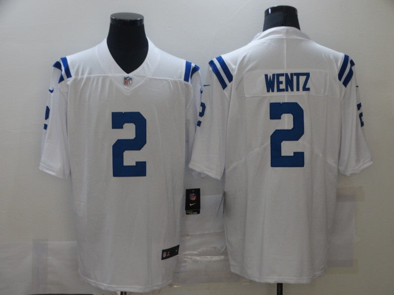 Men’s Indianapolis Colts Carson Wentz #2 White Jersey