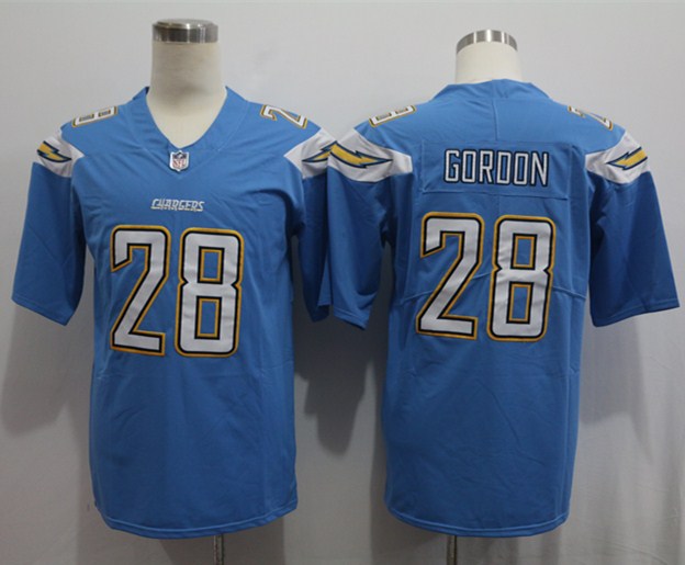 Men’s Los Angeles Chargers Melvin Gordon III #28 Blue Jersey