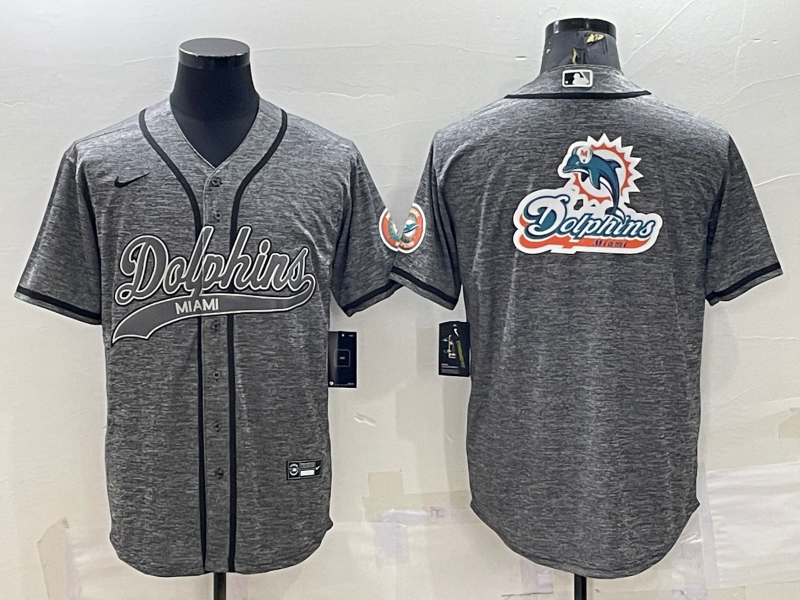 Men’s Miami Dolphins Gray Jersey