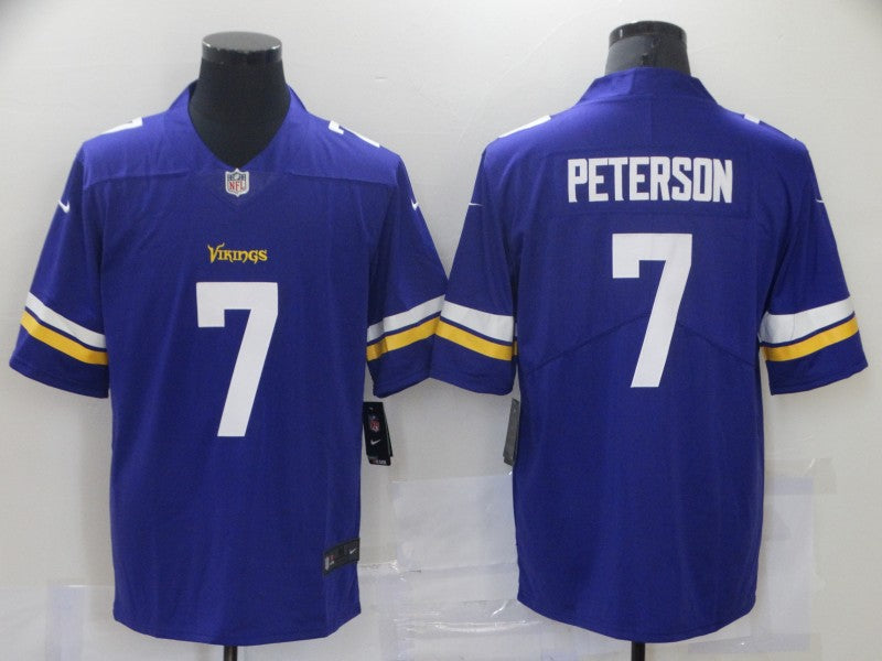 Men’s Minnesota Vikings Patrick Peterson #7 Purple Jersey