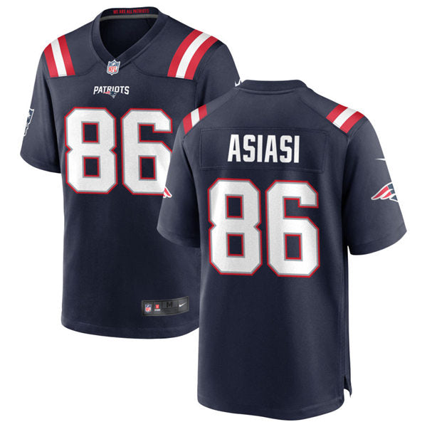 Mens New England Patriots #86 Devin Asiasi Nike Navy Vapor Untouchable Limited Jersey