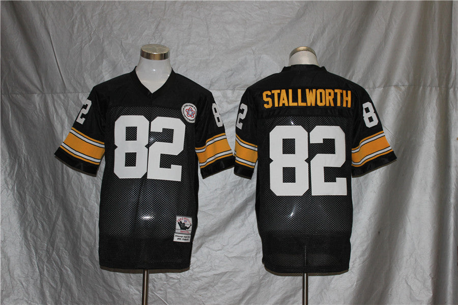 Men’s Pittsburgh Steelers John Stallworth Mitchell & Ness Black Legacy Jersey