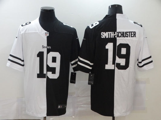 Men’s Pittsburgh Steelers JuJu Smith-Schuster #19 Black/White Jersey