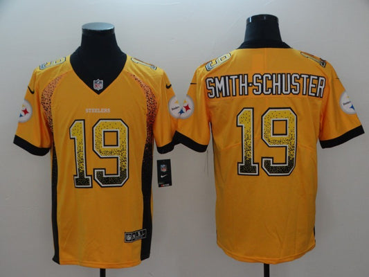 Men’s Pittsburgh Steelers JuJu Smith-Schuster #19 Gold Jersey